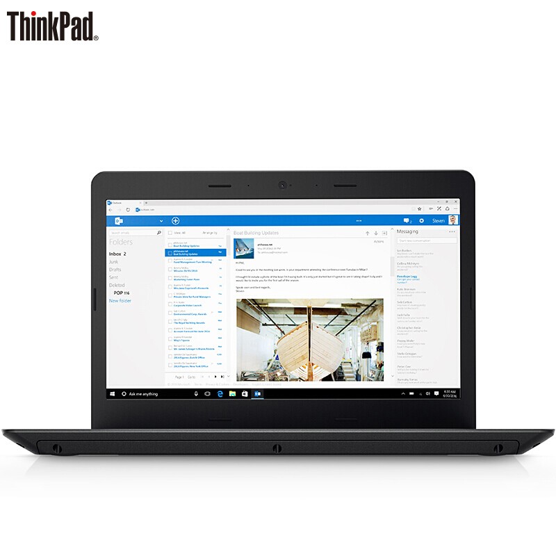 ThinkPad E475 20H4-A001CD 14.0ӢᱡʼǱԣAMD A10-9600P 4GB 500GB 2G ɫͼƬ
