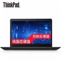 联想ThinkPad E475系列 14英寸轻薄便携商务办公笔记本电脑 A6-9500B 4G 256G固态@03CD