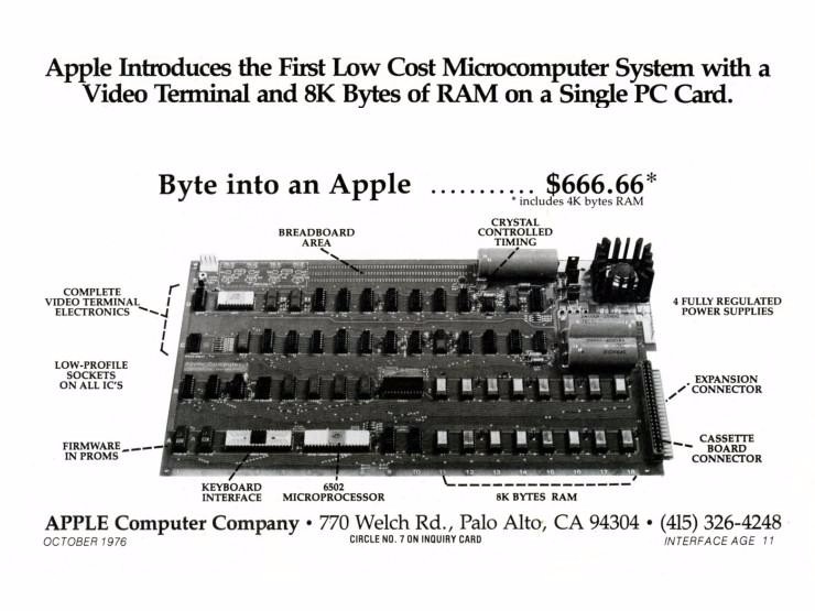 Apple I1976꣩
ƻΪڴiPhoneiPadڵľѵӲƷơʱһҼʵĿ͸˼˾۵ĵһֻһ·壬ûĲĻҲû׹þϽǡعһƻƽʱ19761985꣬Ҳǲ˹ƻĵһʱڣ7ԲƷƻƳĵһ̨ûǺͼ̣ҲûʾƻѾװΪûҪԼеоƬӵ塣Apple IƻϴʼʷٷǿˣSteve WozniakƶɡApple Iشڣʾն˺ͼϵͬһ·壬ûԽӻʾApple I200̨ѾǳУ̨ܹĳʮԪļ۸