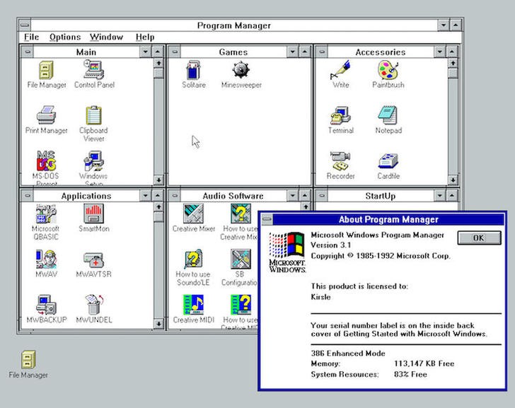 Windows 3.1 PCֱ2015ʱ򣬰һЩԱڱǿʹ΢1991귢Windows 3.1ϵͳ