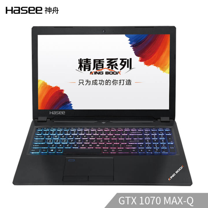 (HASEE) KINGBOOK T97 GTX1070 Max-Q 8G 15.6ӢϷʼǱԣI7-7700HQ 16G 2T+512G SSD