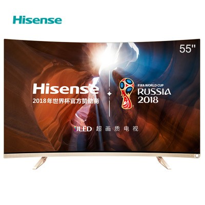 海信vidaa(hisense)led55v1ucz 55英寸uled曲面4k超高清 hdr人工智慧