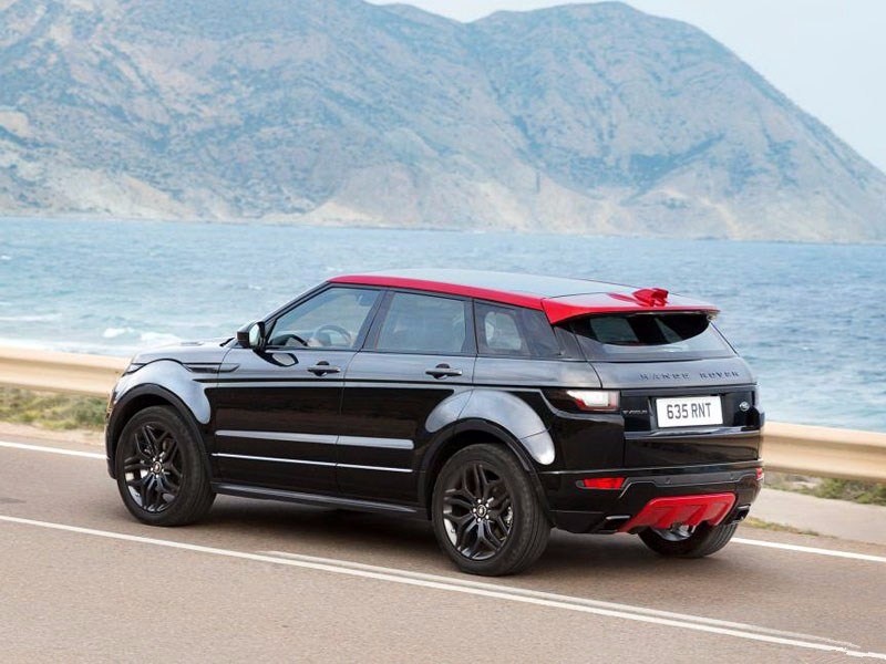 独特的外观涂装路虎极光图片赏析