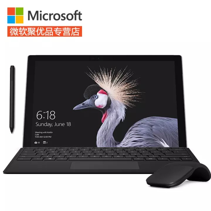 ΢Microsoft New Surface Pro5 ƽԱʼǱһPro4 ݰ칫װ(¿arcڱ) i5 8Gڴ 128G̬Ӳ