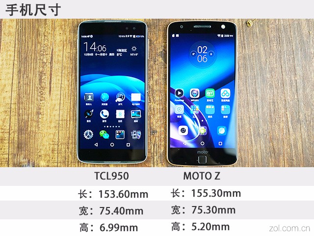 ""˱ TCL 950 VS MOTO Z