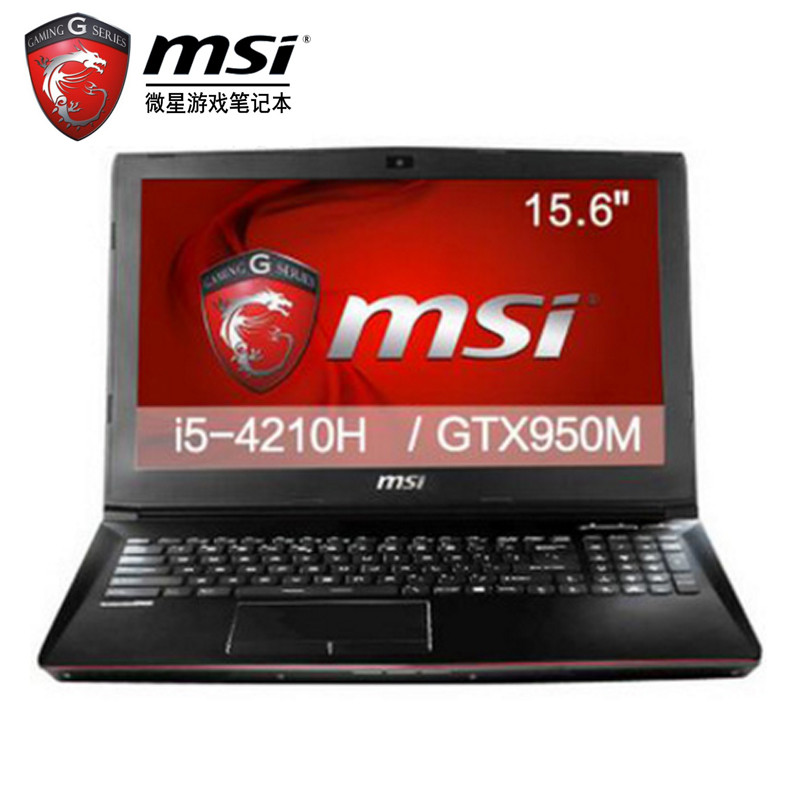 Ʒ ˳ʡmsi΢GP62 2QE-218XCN  ϷӰȫоi5-4210H 8G 1TB GTX950M-2Gռ  ͼƬ