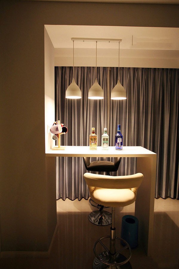 优雅慢生活10个简约吧台设计效果图