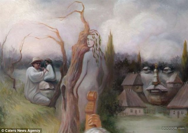 欺骗眼球看这些暗藏玄机的乌克兰油画