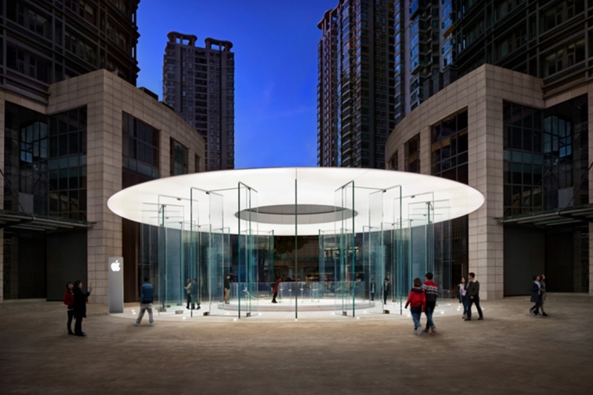 ϵ׼Apple store²ŸտҵɵϹ㳡͵µɵ㽨ڵϹ㳡㣬̨ͤʽԲĻǽAppleƵĶ֮