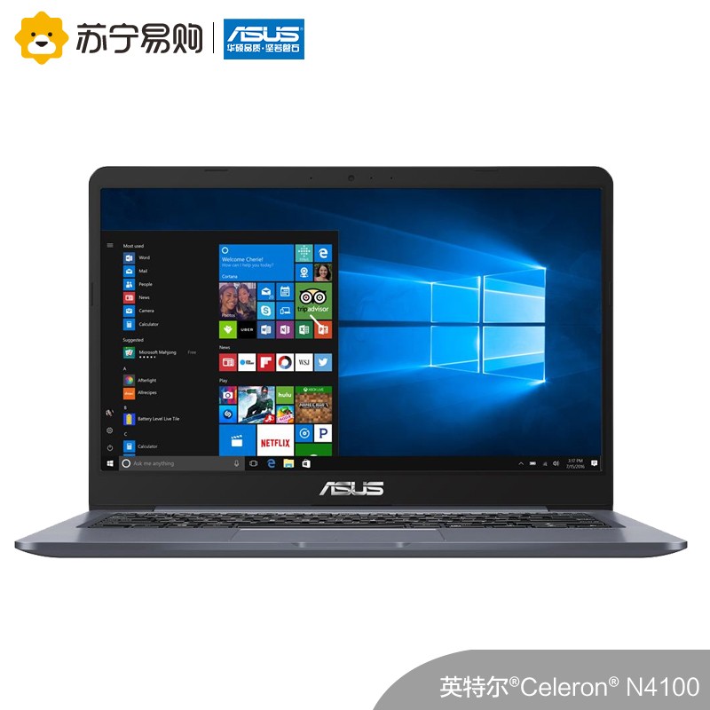 ˶ASUS E406MAϵ 14ӢʼǱԣIntel? Celeron? N4100 4GB 128GB )ͼƬ