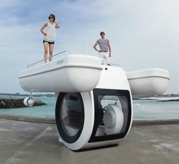 小型半潜游艇情侣畅游水底的不二之选