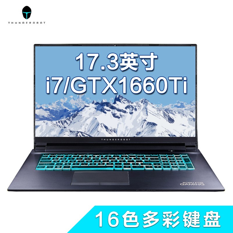 (THUNDEROBOT)911Plus17.3Ӣ72ɫ羺ᱡϷƱʼǱԣi7-9750H 8G GTX1660Ti 512GB 144HzͼƬ