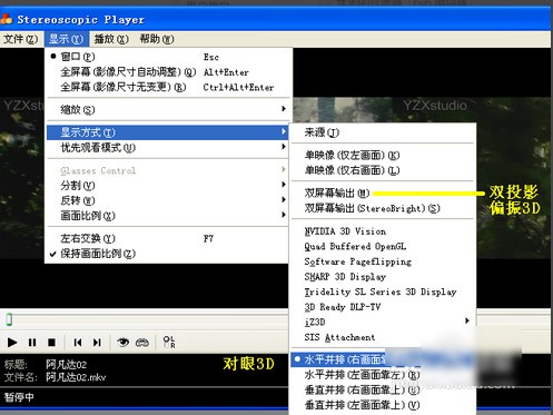 stereoscopic player怎么设置  stereoscopic player设置教程