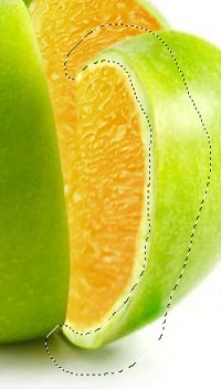 photoshop合成教程 苹果变橘子