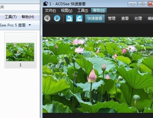 看图软件ACDSee快速浏览图片文件夹方法