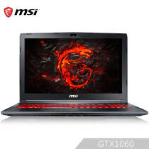 ΢(MSI)GL62MVR 7RFX-1217CN  GTX1060 6G 15.6ӢϷʼǱ(i7-7700HQ 16G 1T+256GSSD )