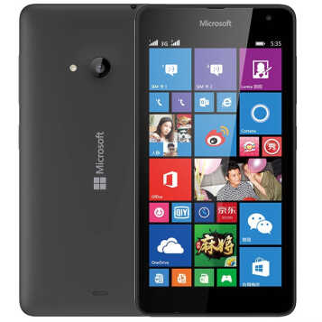 微软（Microsoft） Lumia 535 (RM-1090) 黑色 联通3G手机 双卡双待图片