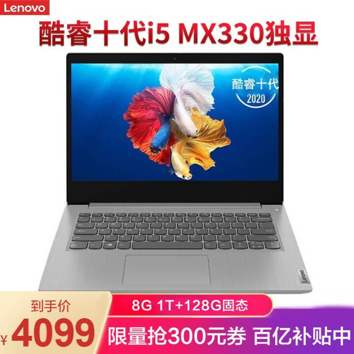 ideapad14S Ӣضʮi5ʼǱԳᱡѧഺ칫Ϸ2020  i5-10210U 8G 1T+128G̬ MX330 2GͼƬ