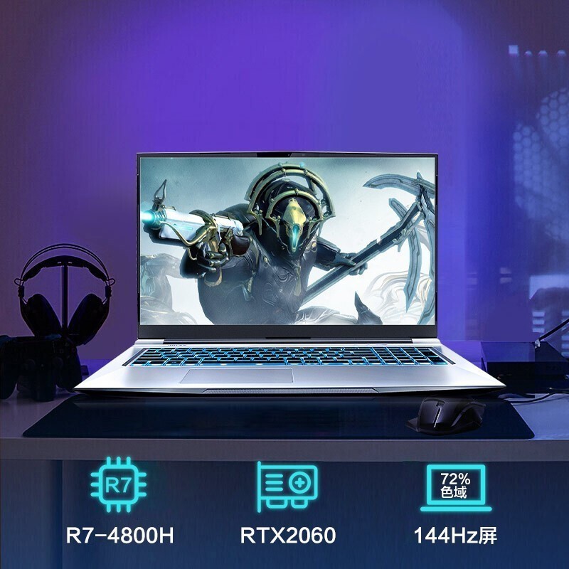 еMECHREVOP Ϸ˵羺ռʼǱ (AMD˺R7-4800H 16G 1T̬ RTX2060/6G 144Hz)17.3Ӣ ưͼƬ