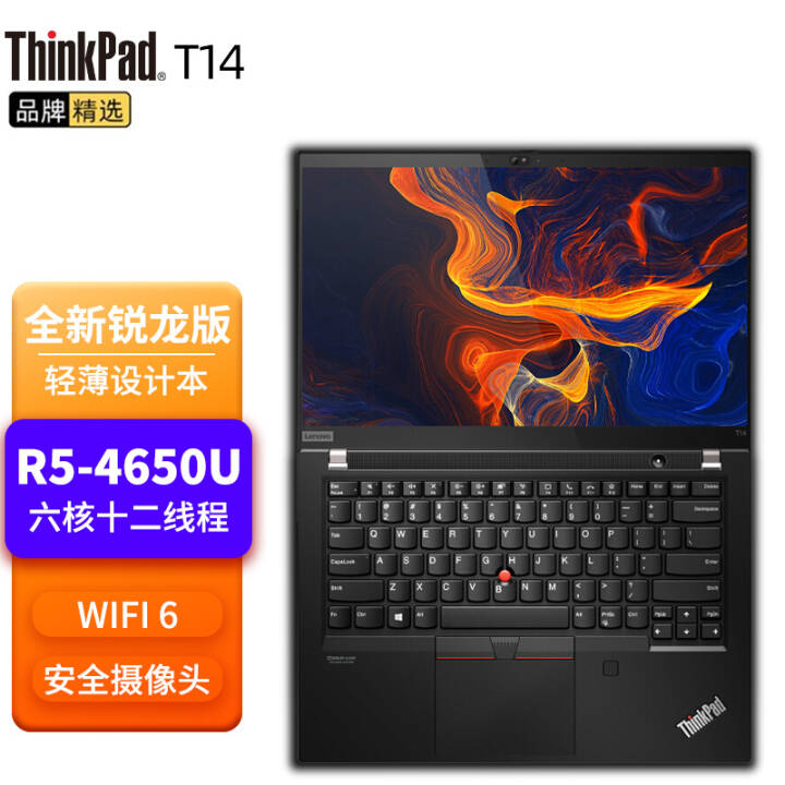 ThinkPad T14  ȫAMD 14ӢTϵᱡЯ칫ϷƱʼǱ 03CD R5 PRO-4650U 612߳ 24Gڴ512G SSD̬Ӳ ͼƬ