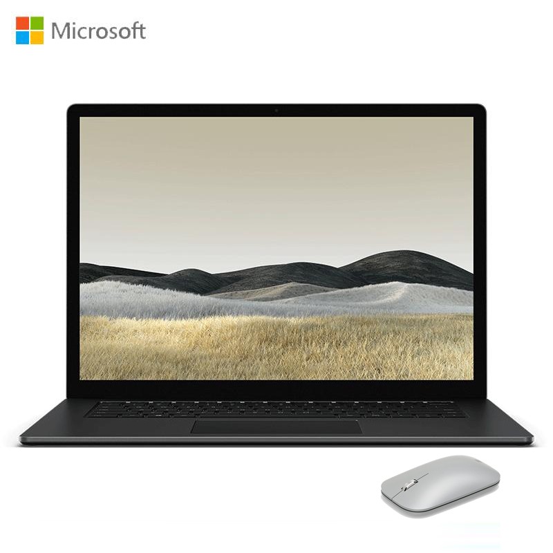 微软Surface Laptop3笔记本电脑商务办公笔记本轻薄本win10锐龙5处理器16+256G典雅黑+便携鼠标图片