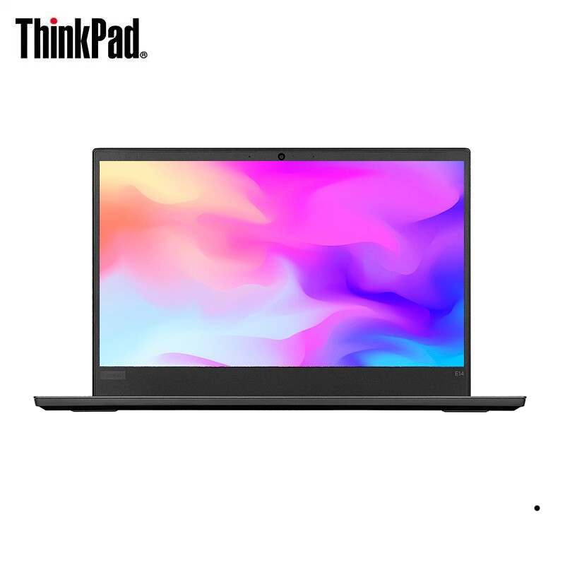 联想ThinkPad E14（02CD）十代酷睿 14英寸轻薄笔记本电脑(i3-1005G1 4G 1T 原装正版WIN10) 深邃黑 商务办公 网课学习 影音娱乐图片