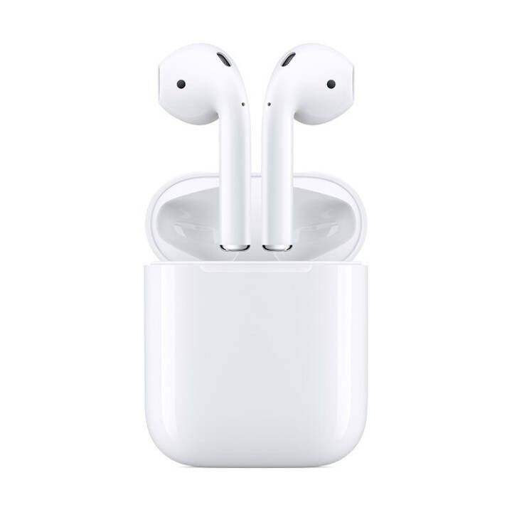 苹果（Apple） 新款AirPods 2代无线蓝牙耳机iPhone苹果耳机 手机耳机 AirPods2代 有线充电盒版本图片