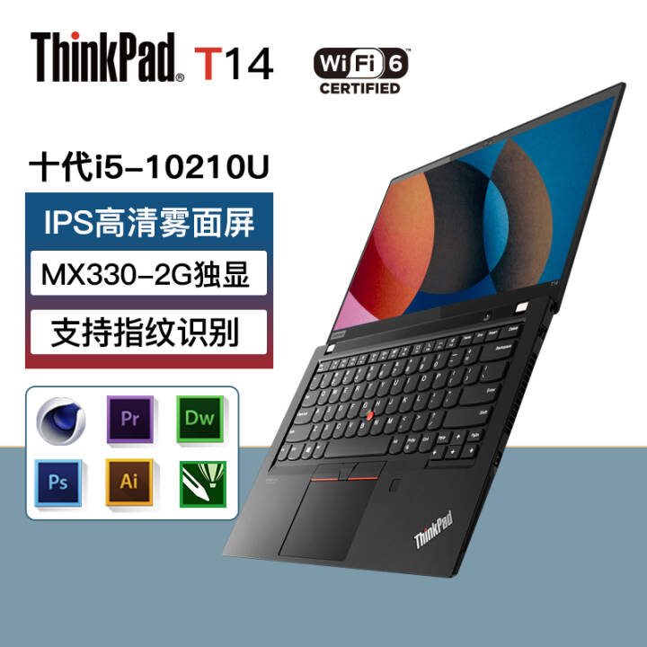 ʼǱ ThinkPad T14   Tϵйᱡ 14Ӣ칫ƱʼǱ i5-10210U MX330 @EFCD 16Gڴ 512G̬+ ͼƬ