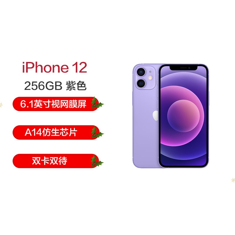 ƻ/Apple iPhone 12 256G ɫ ƶͨ5Gȫֻͨ ˫˫ ƻiPhone12ͼƬ