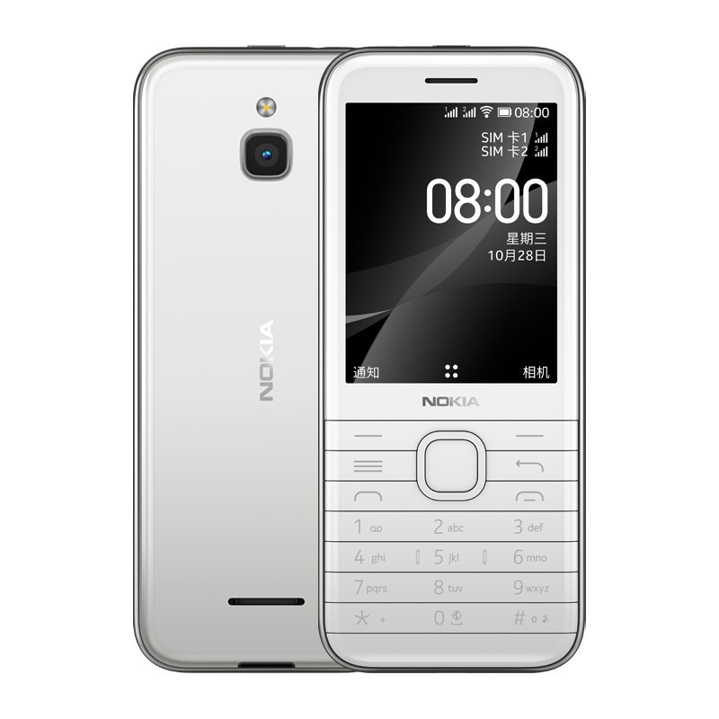 ŵ (Nokia) 8000 4Gƶͨ ɫ ˫˫ ֱ尴ֻ wifiȵ ֻ ѧֻͼƬ