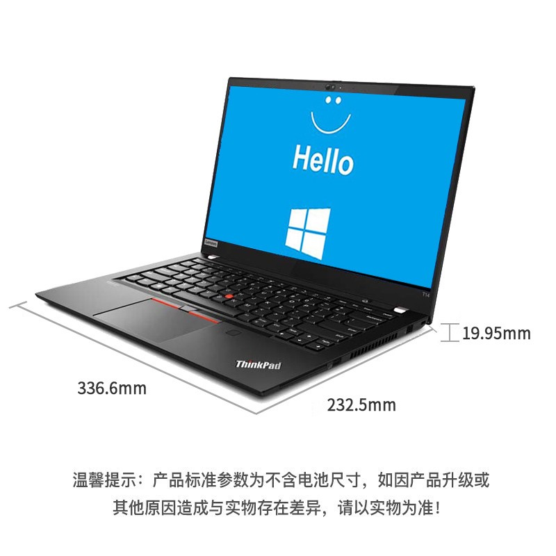 ThinkPad T14 Ӣضi5 14ӢᱡʼǱ i5-10210U 16G 256G̬  Win10FHD ͷͼƬ