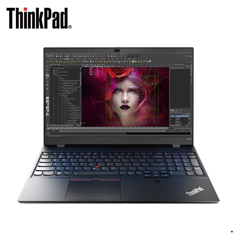 联想ThinkPad P15V 设计师15.6英寸轻薄移动图形工作笔记本电脑 i7-10750H/8G/512G固态/P620_4G独显/4K屏/黑/红外 商务办公轻薄出行图片