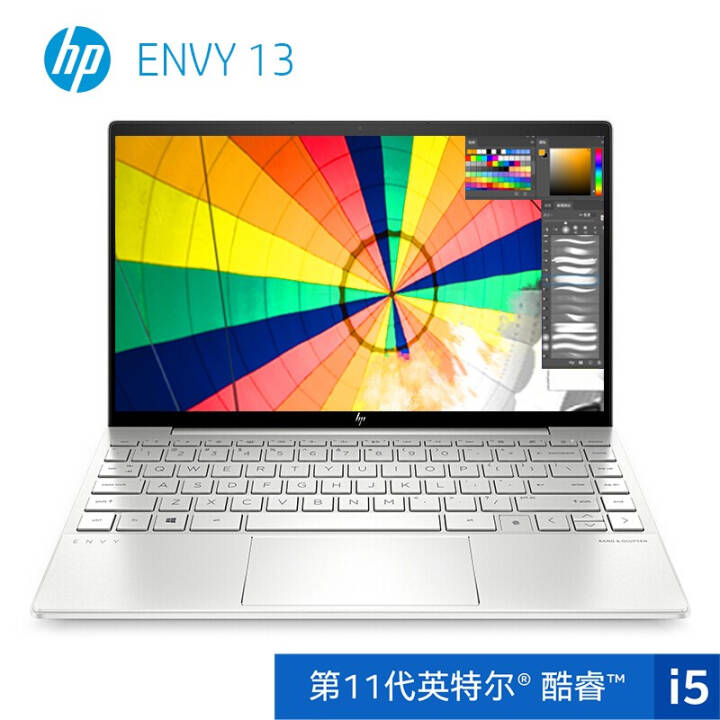 HP ENVY1313.3Ӣȫ1.3kgᱡʼǱ칫Я ʮһi5 16G 512G MX450 2G 100%sRGB 1w  ָ ƶܰͼƬ