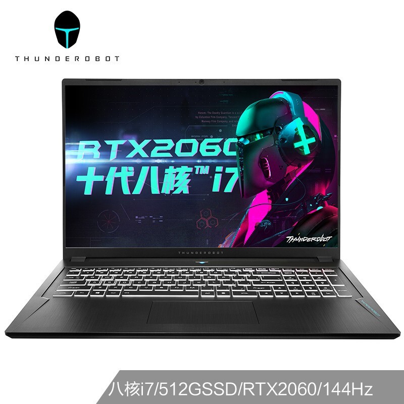 (ThundeRobot) 911ʿ ʮi7-10870H 8G 512G̬ RTX2060 6G 16.6Ӣ ϷʼǱ ᱡ 羺 144Hz Win10ͼƬ