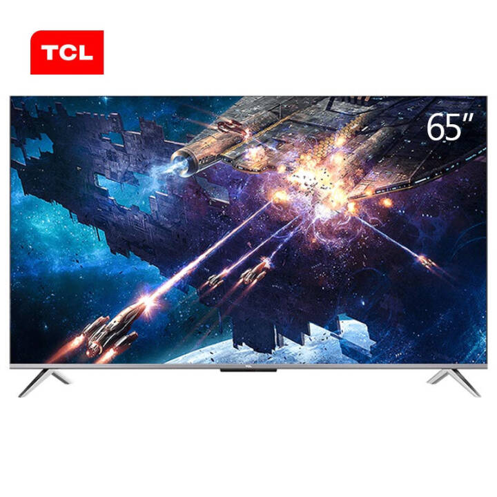 tcl 65v8 65英寸液晶电视机 4k超高清 全面屏 智慧屏 人工智能 教育