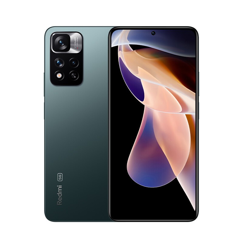  Xiaomi (mi) Redmi Note 11 Pro All Netcom 8GB+256GB Mist Forest Tianji 920.1 billion pixels multi-functional NFC mobile Unicom 5G smart game camera phone Hongmi note11pro pictures