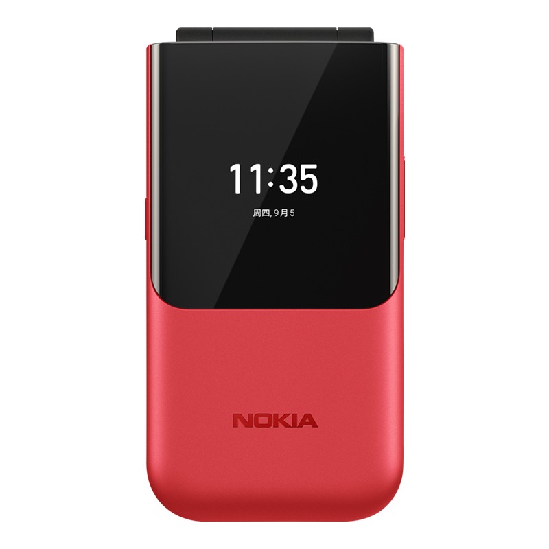  Nokia 2720 4G All Netcom Flip Mini Elderly Phone Mobile Unicom Telecom Edition Student Elderly Phone Red Picture