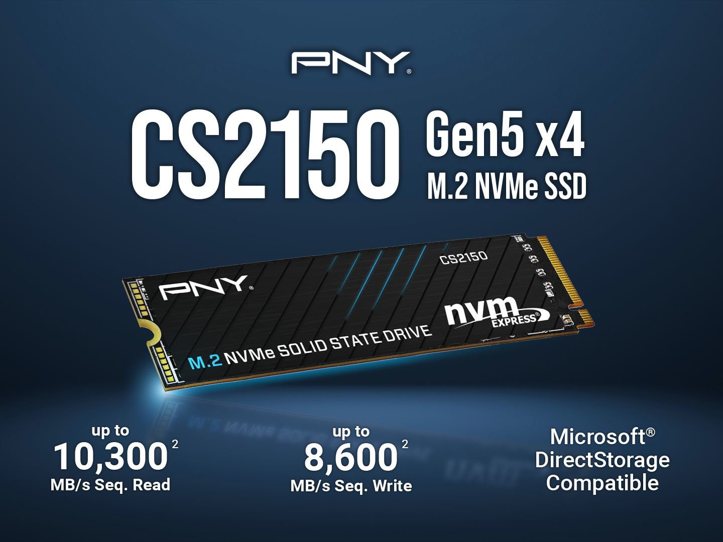 PNY CS2150 ̬Ӳ̷߶ȡ10300MB/sд8600MB/s