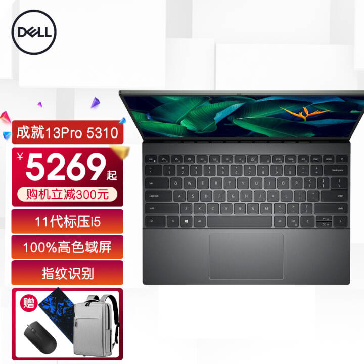 ʼǱdell 13Pro5310ᱡ칫13.3Ӣɫ2.5KWIN11 11ѹi5-11320H XeԿ 16Gڴ 1T̬  魻ͼƬ