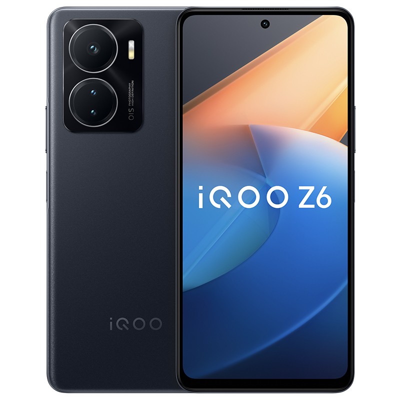  IQOO Z6 5G new product 8+128G black jade dual cell 80W flash charge Qualcomm Snapdragon 778G Plus 64 megapixel OIS optical anti shake six ice sealed liquid cooling system 120Hz primary color eye protection screen picture