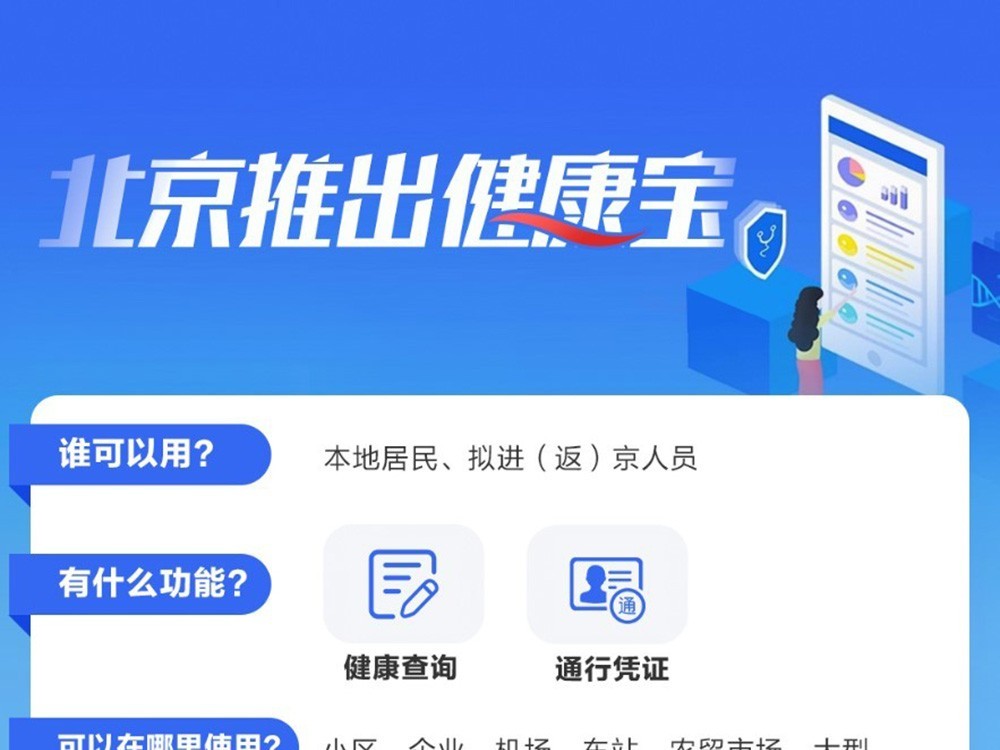 北京健康宝上线：一码掌控疫情，微信和支付宝都能用