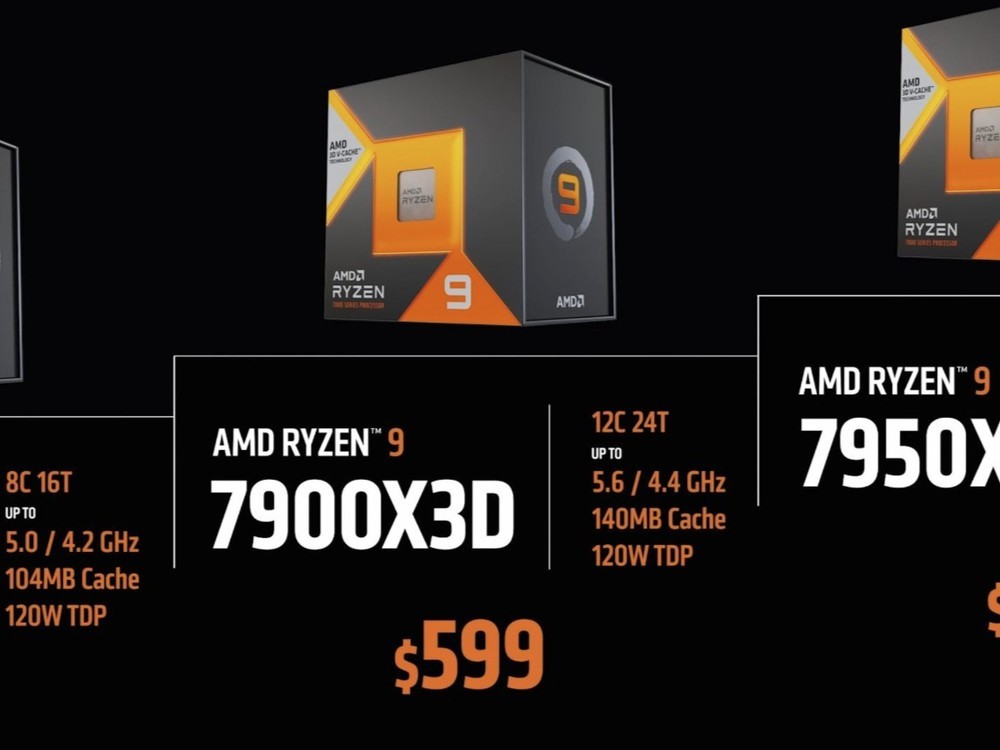 锐龙7000X3D系列处理器售价公布 值得买么？