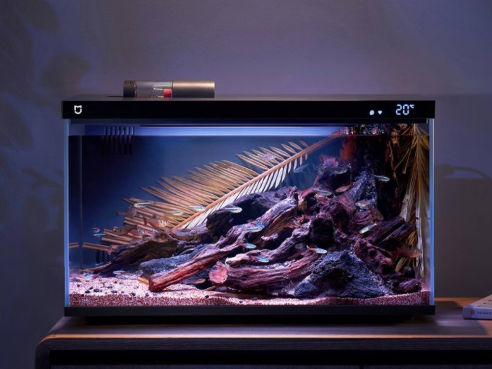 【手慢无】自动喂食+一键排水 米家首款智能鱼缸599元