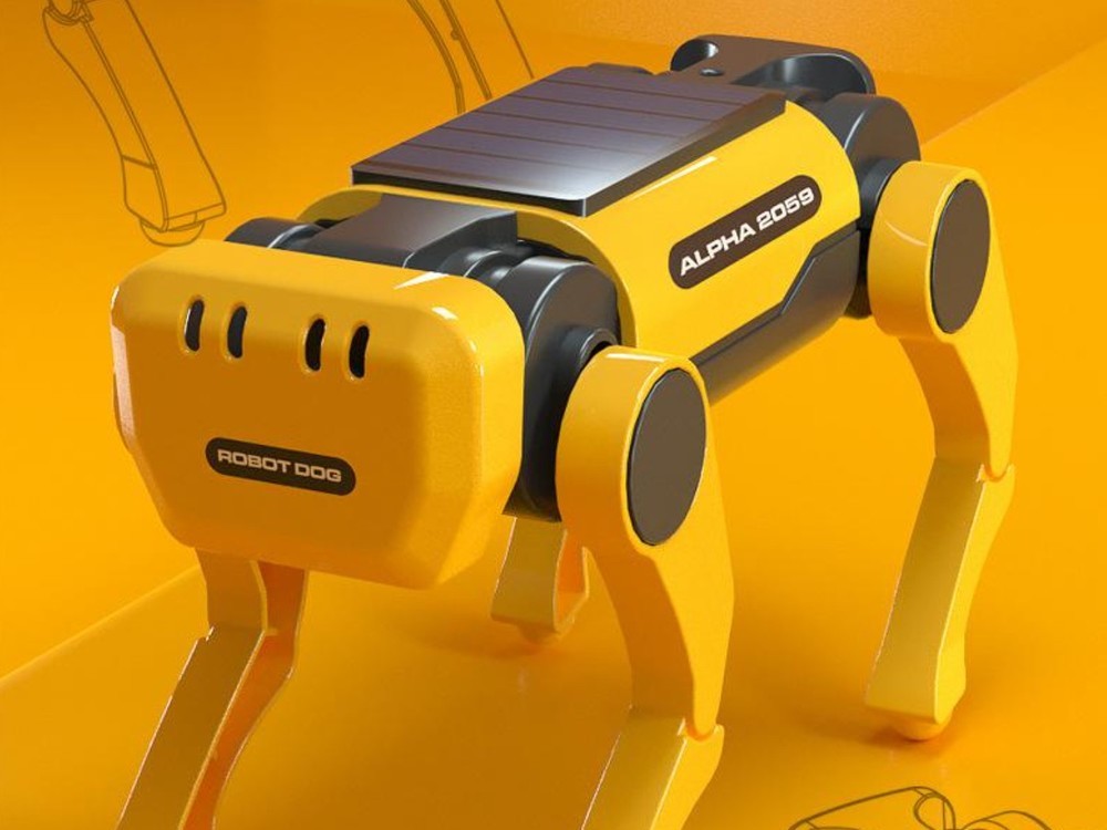 【手慢无】DIY儿童玩具电子宠物机械狗不到百元