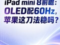 iPad mini 8ǰհ��OLED��60Hz��ƻ���⵶������
