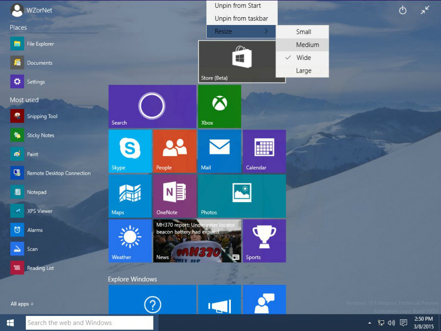 再爆料!win10最新64位企业技术10031版