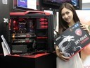 电脑展美女如云 微星展台偶遇小悠MM