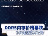 DDR5内存价格暴跌 16G已经跌到接近300元