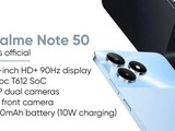 realme Note 50发布！Note系列首款机型 约售460元