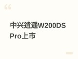 ����Я���й��ƶ�������ңW200DS Pro����һ5G�Ƶ��ԣ�5��18�տ���
